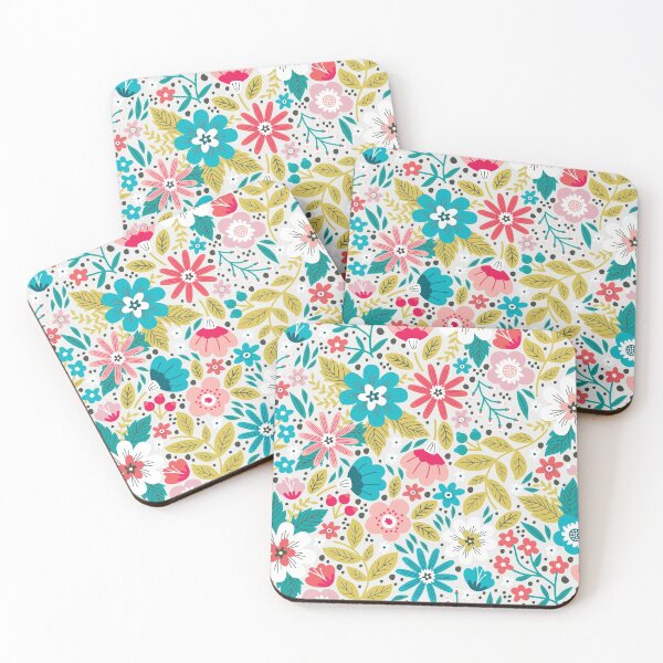 Item preview, Bright Dense Floral designed and sold by Allison Romero Design.