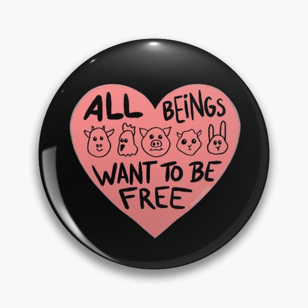 Item preview, All beings want to be free designed and sold by vegansfacts.