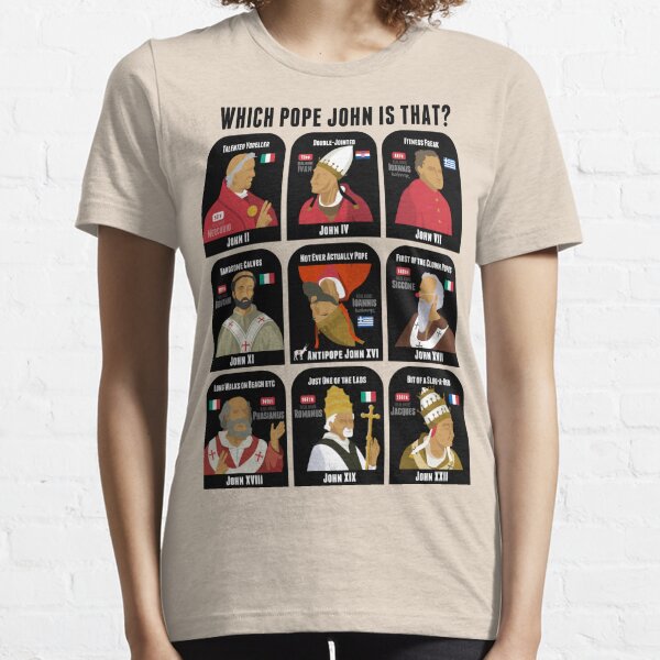 9 Pope Johns - CR3 Essential T-Shirt