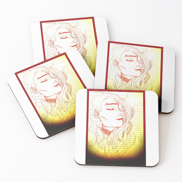 Sunny Rey 001 (in transition) Coasters (Set of 4)