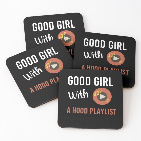 Item preview, Good Girl With A Hood Playlist Shirt T-Shirt designed and sold by Mostik Vipo.