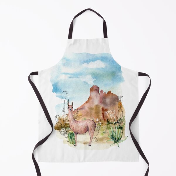 Item preview, Watercolor Llama and Cactus designed and sold by Laura Lise Wong.