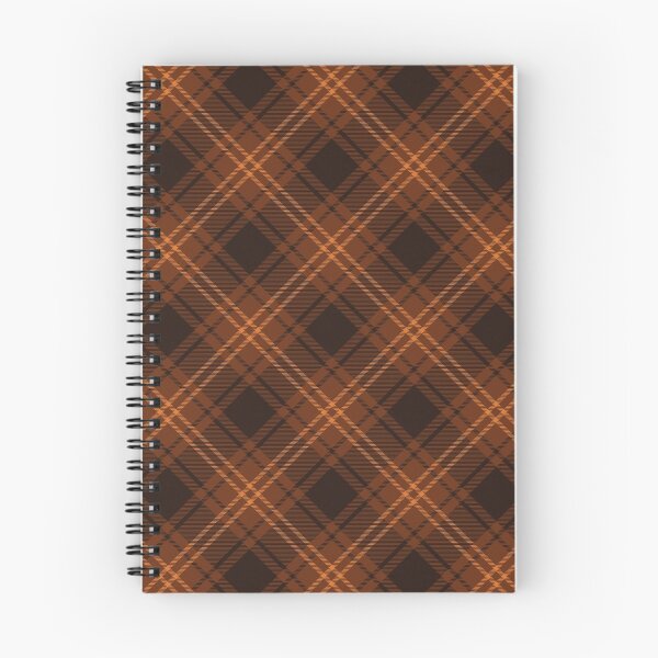 Item preview, Chocolate Orange Cross Plaid Twill Pattern designed and sold by 89BLACK.