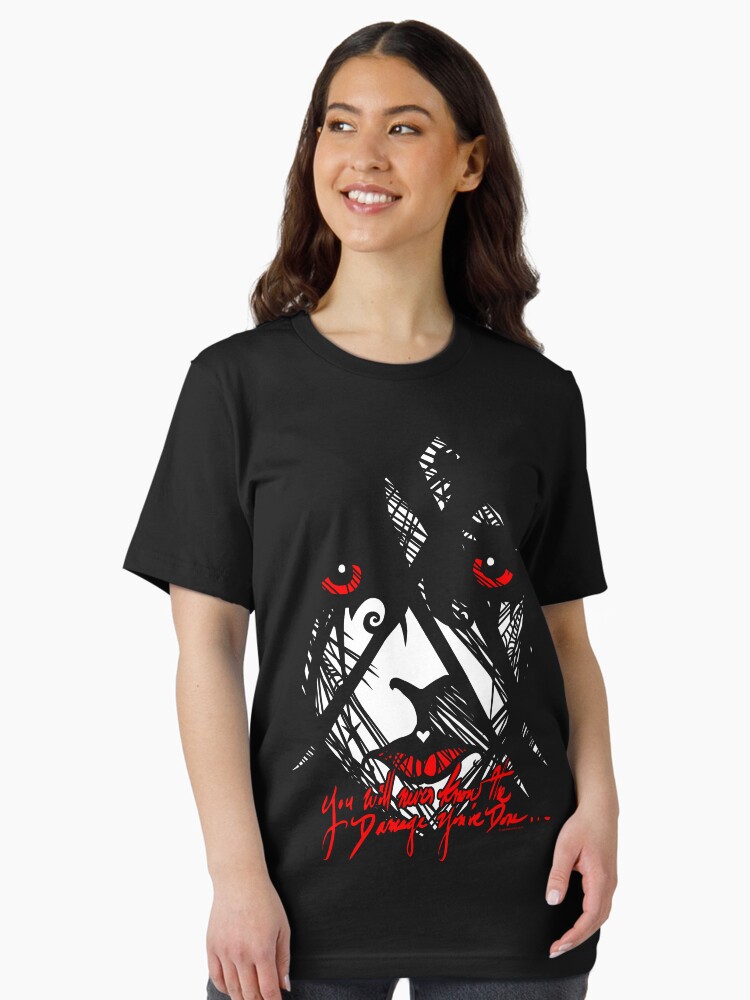 Thumbnail 1 of 7, Essential T-Shirt, lullaBYE - damage remix designed and sold by sadmachine.