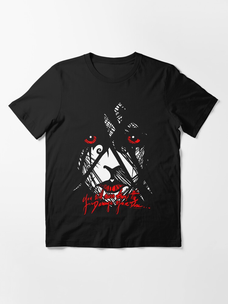 Thumbnail 3 of 7, Essential T-Shirt, lullaBYE - damage remix designed and sold by sadmachine.