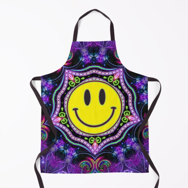 Item preview, Trippy psychedelic acid face smiley face lsd fractal art designed and sold by Abigail Jacques.