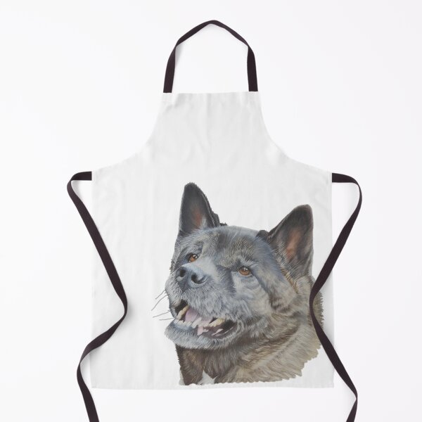 Item preview, Domino the Akita dog designed and sold by cathyscreations.