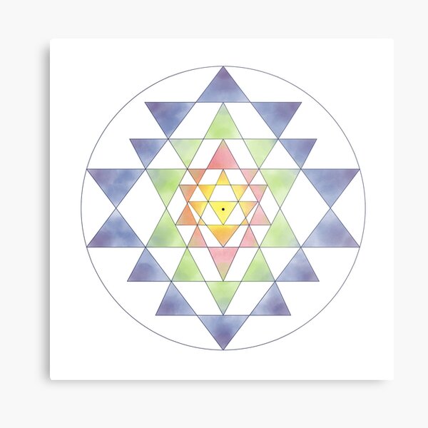 Sri Yantra 10 Metal Print
