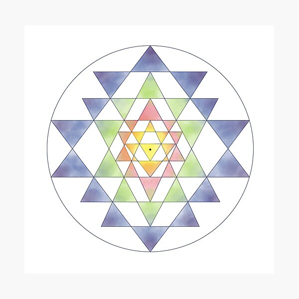Sri Yantra 10 Photographic Print