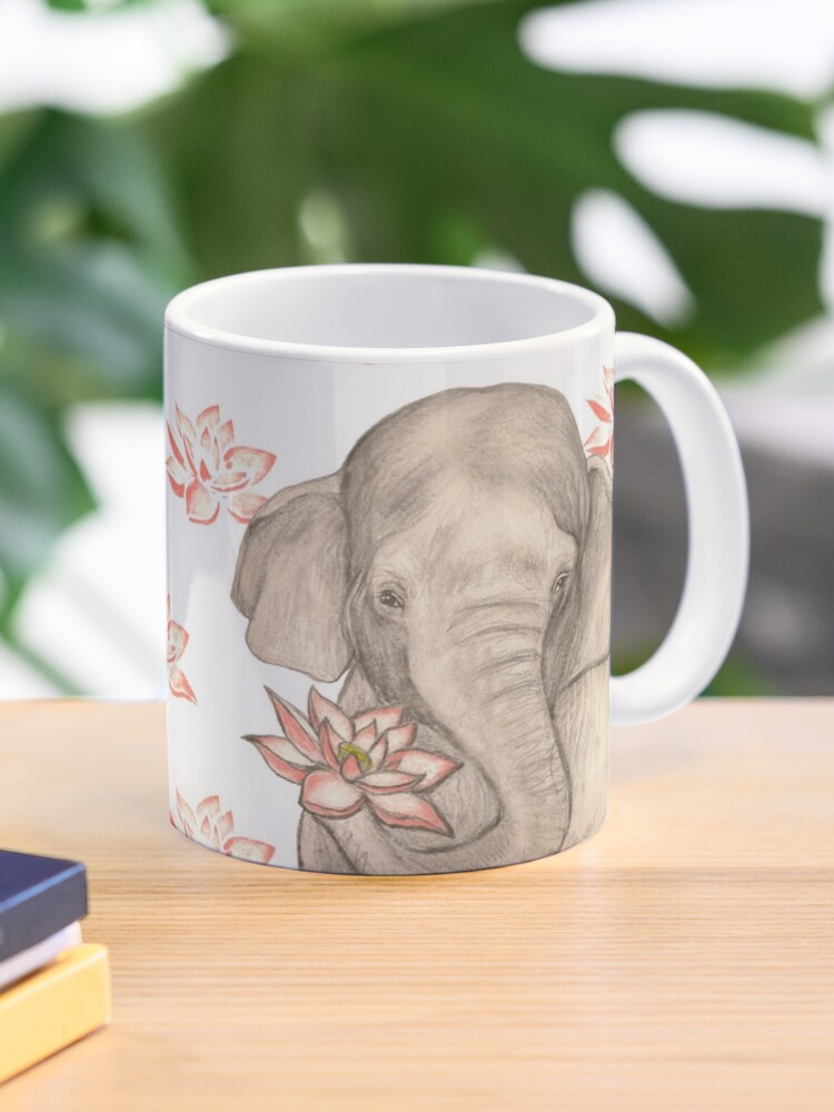 White Elephant Mug