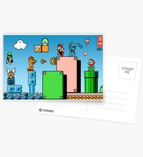 Retro childhood mashup Postcards