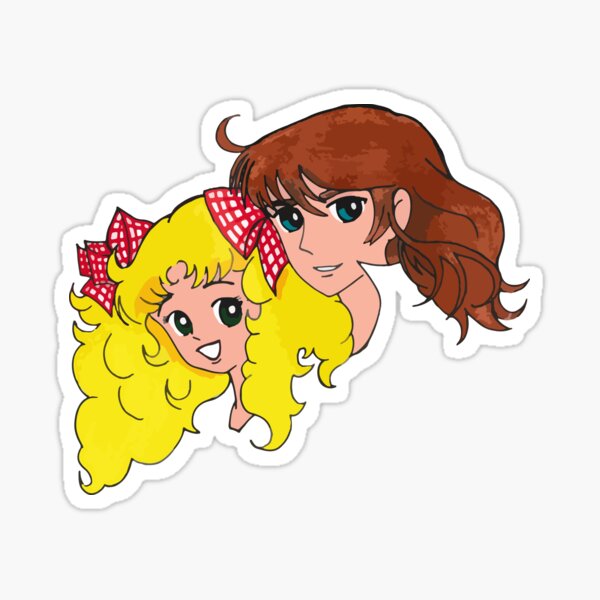 "CANDY CANDY AND TERRY" Sticker for Sale by ElioEvang Redbubble