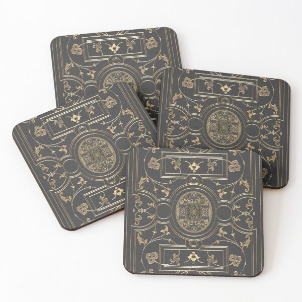 Item preview, Old Gilded Botanical Book Cover Design designed and sold by JoolyA.