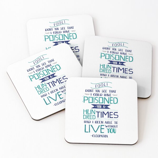 Item preview, Fool I Can't Live Without Your Honest Romance Cleopatra Quotation designed and sold by nerdchild.