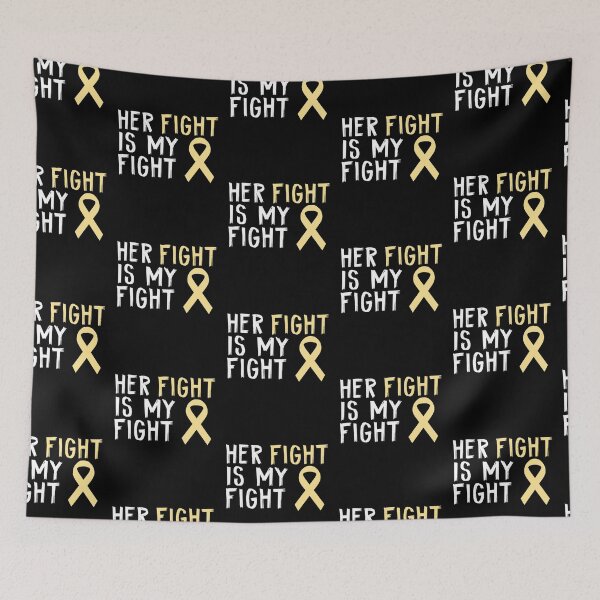 Item preview, Her Fight Is My Fight Sarcoma Bone Cancer Awareness Patients  designed and sold by zedesignn.