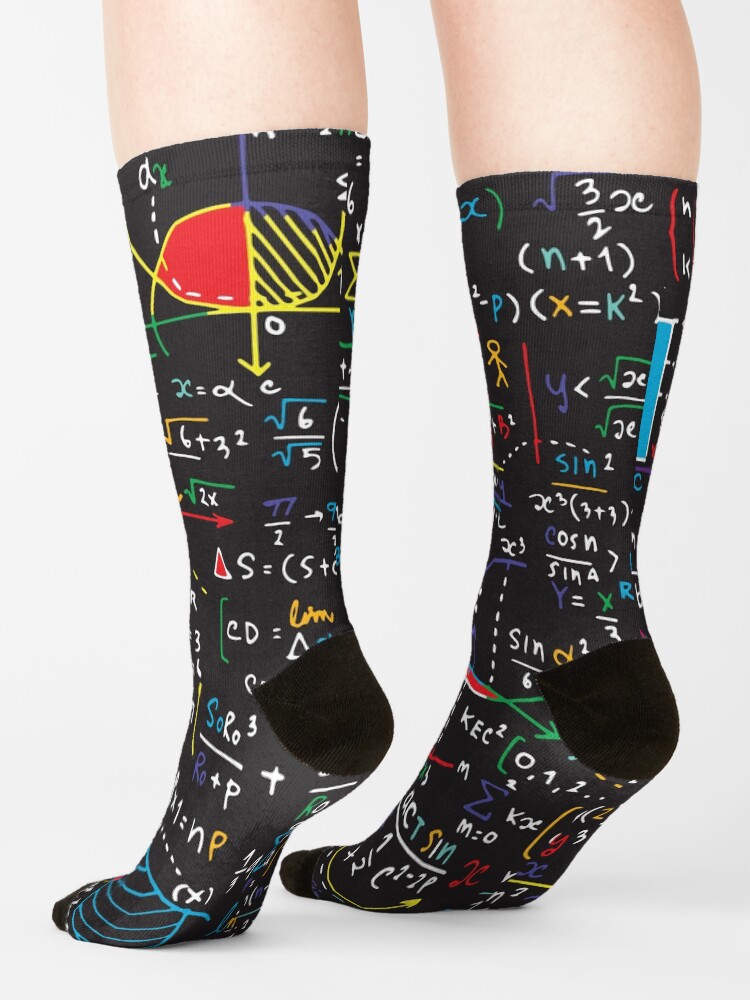 Alternate view of Mathmatics Socks