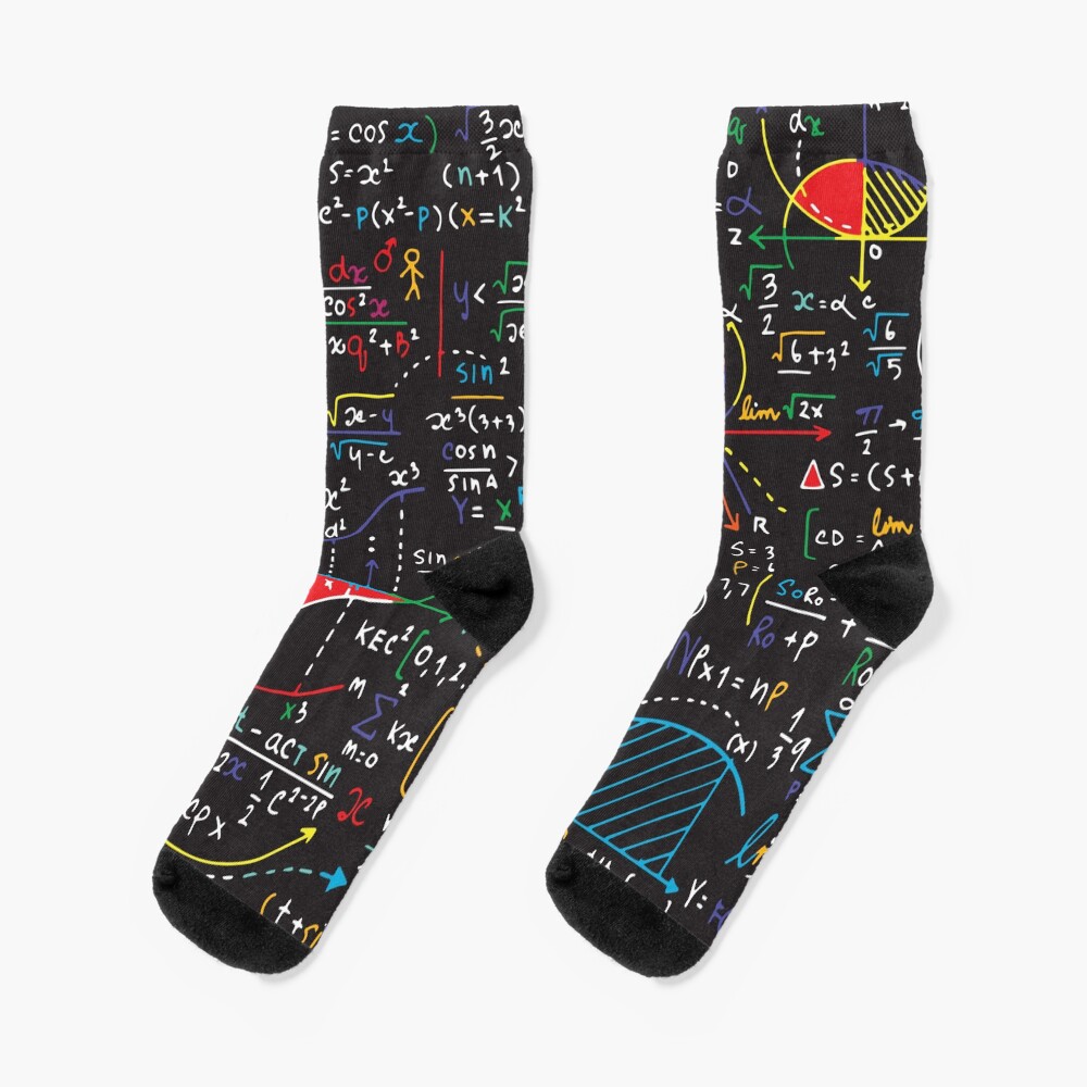 Mathmatics Socks