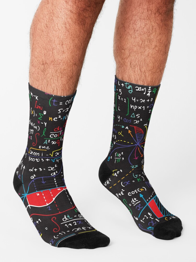 Alternate view of Mathmatics Socks