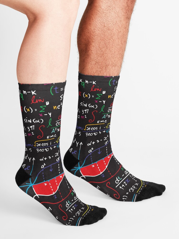 Alternate view of Mathmatics Socks