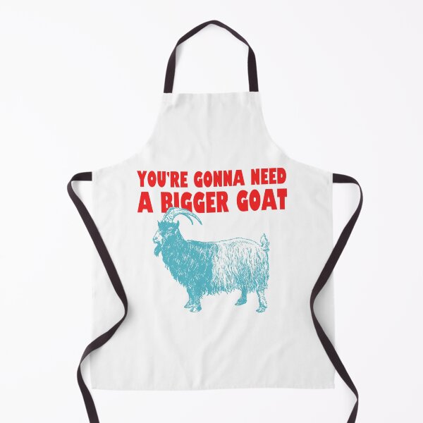 Item preview, Need a bigger GOAT. Jaws Parody designed and sold by bullshirter.