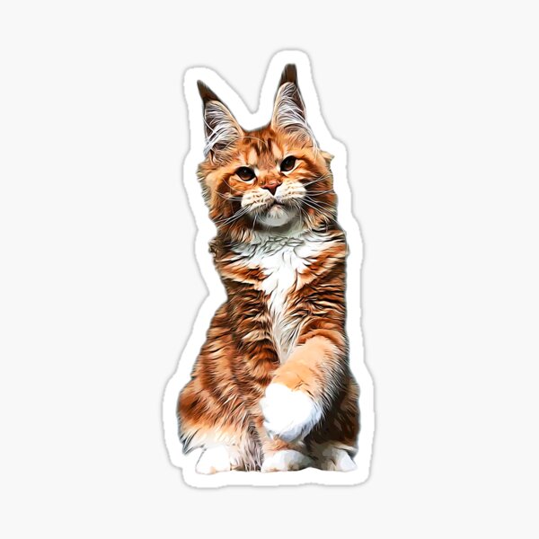 Item preview, Maine Coon Cat  designed and sold by Elarex.