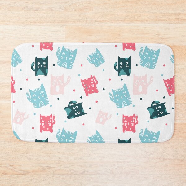 Item preview, Adorable cats repeating pattern designed and sold by Ilze Lucero.