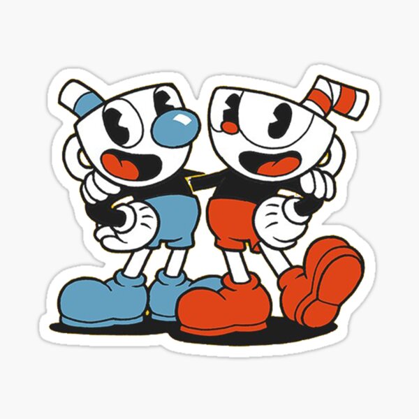 Portada de dibujos animados animados Pegatina