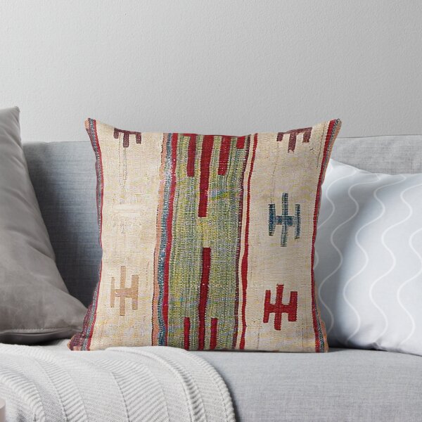 Item preview, Star Ship Arcadia // 19th Century Colorful Ornate Accent Rug designed and sold by vintagepatterns.