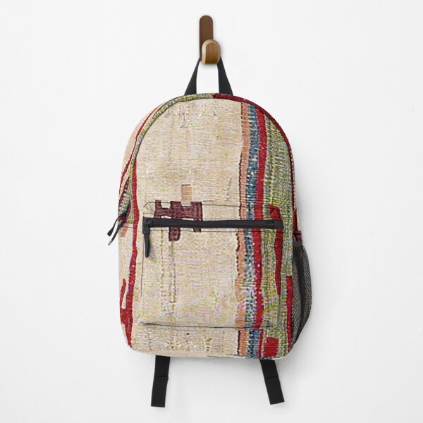 Item preview, Star Ship Arcadia // 19th Century Colorful Ornate Accent Rug designed and sold by vintagepatterns.