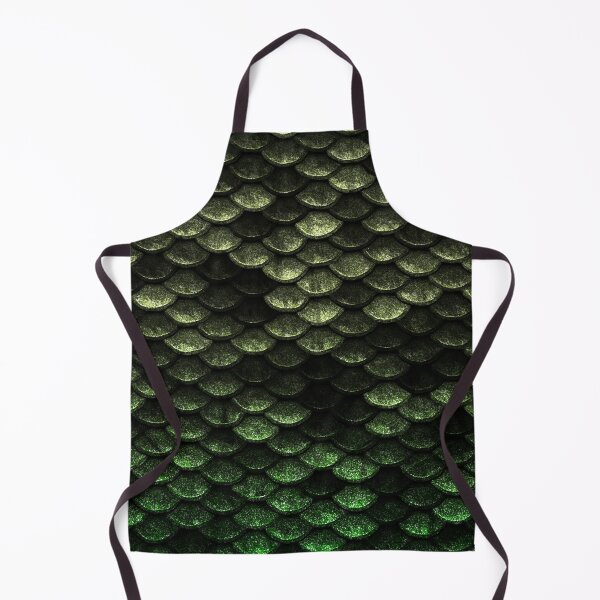 Item preview, Mermaid Fish Scales Deep Shade of Deep Greens designed and sold by SteelMoment.