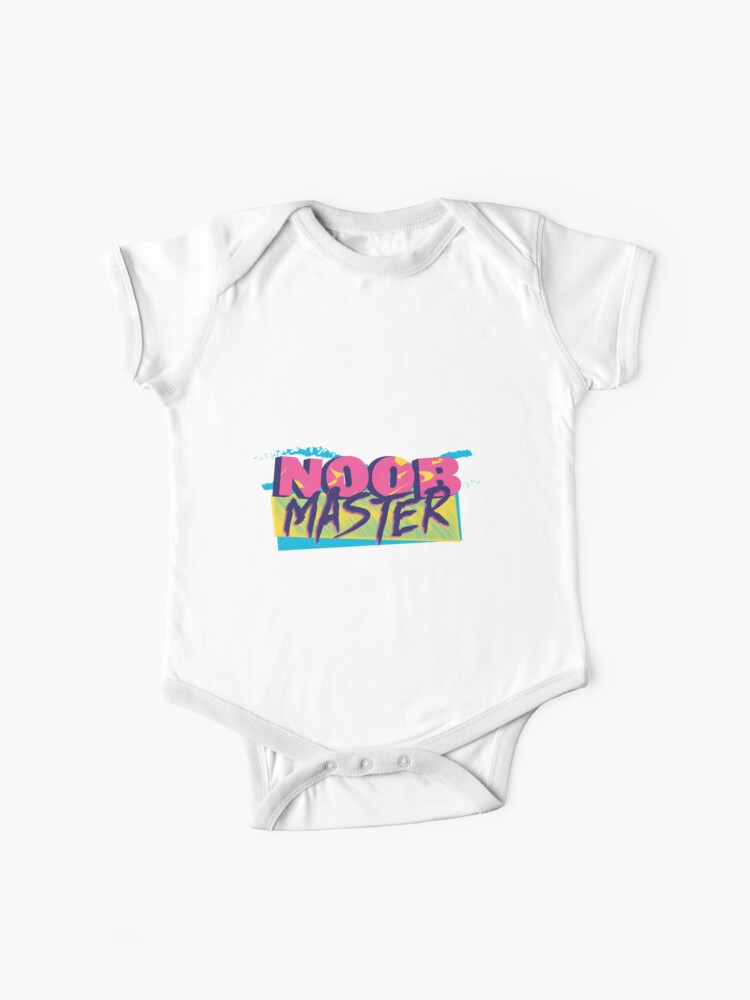 Noob Master Retro Treatment Baby One Piece By Mermaid Margo Redbubble - mermaid baby onesie roblox