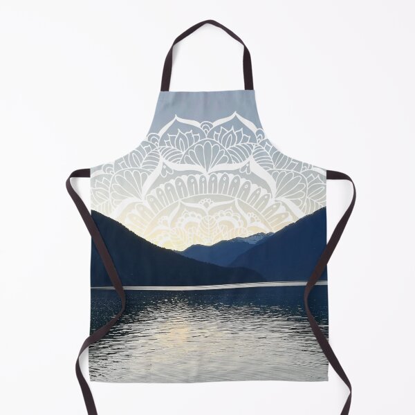 Item preview, Mandala Over the Lake at Sunset designed and sold by Julie Erin Designs.