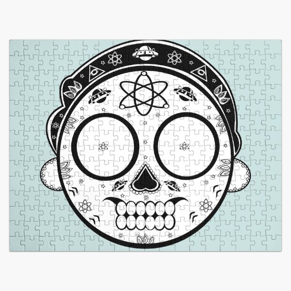 Sugar Skull Morty Jigsaw Puzzle