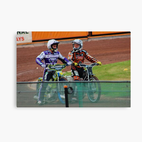 Speedway Troy and Tai Canvas Print