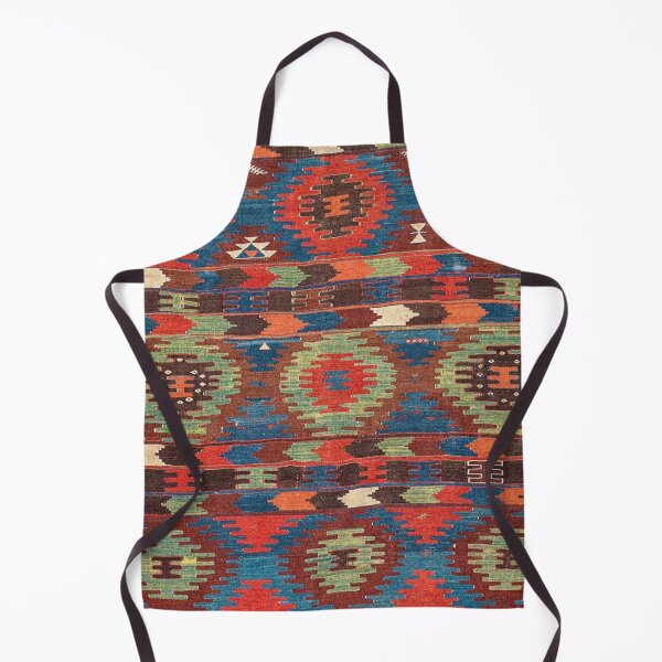 Artikelvorschau, Toskanische Formen I // 19. Jahrhundert südwestlich bunt rot blau orange grün braun verzierten Teppich Muster entworfen und verkauft von vintagepatterns.