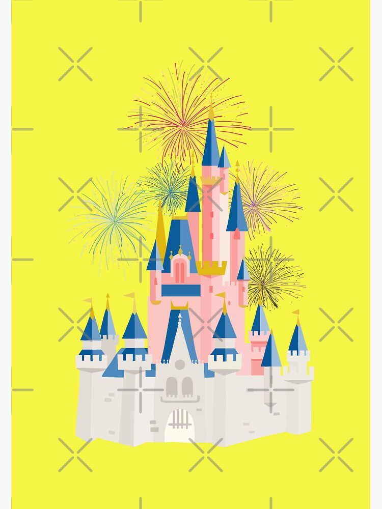 Fairytale Castle Sticker for Sale by LeCreateCo