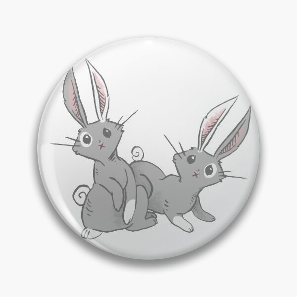 Item preview, Curious Pair of Rabbits designed and sold by SimplyKitt.