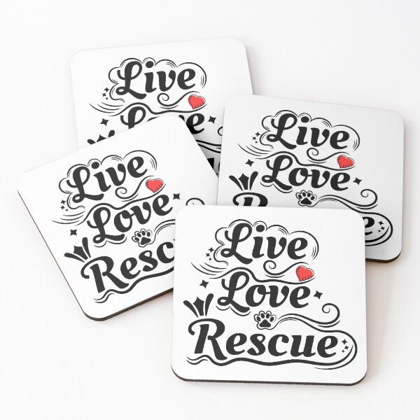 Item preview, Live Love Rescue designed and sold by dogMematic.