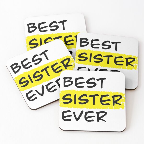 Item preview, BEST SISTER EVER - HIGHLIGHT MARKER TEXT designed and sold by SandaArtDesign.