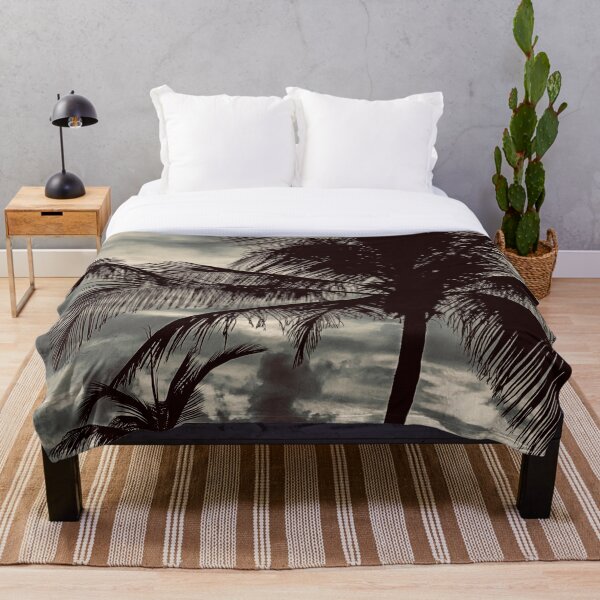 Item preview, Palm Trees and Sunrise Black and White designed and sold by Talis Photography & Art.