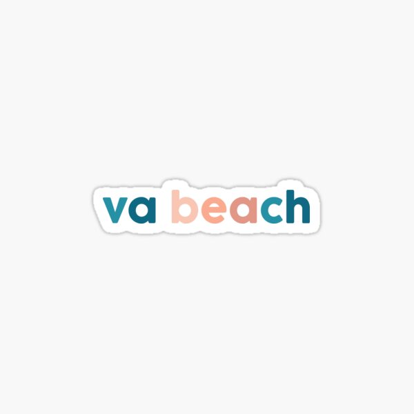 virginia / va beach sticker Sticker