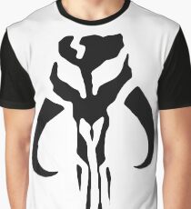 Mandalorian Skull Symbol Graphic T-Shirt
