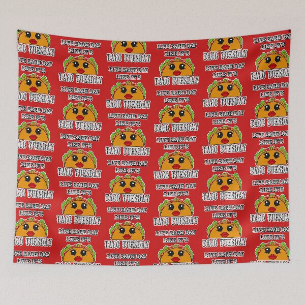 Item preview, Live everyday as if it's Taco Tuesday designed and sold by artbyomega.