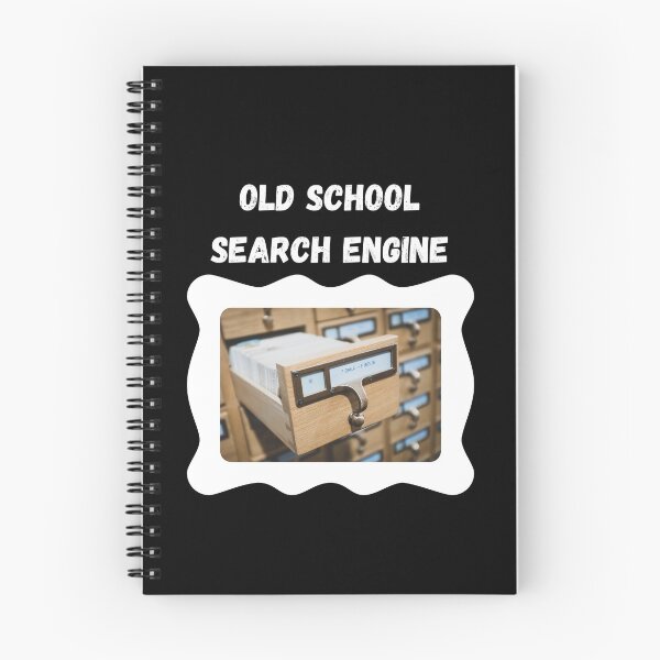 Item preview, Old School Search Engine White Text designed and sold by AtarangiDesigns.