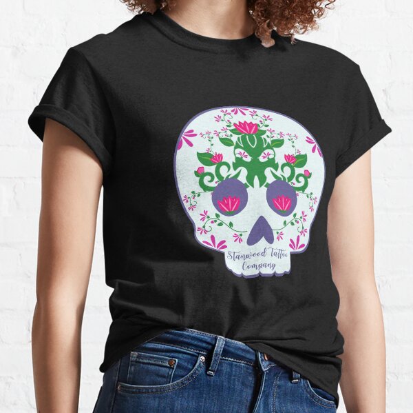 Item preview, STC Floral Skull designed and sold by StanwoodTattoo.