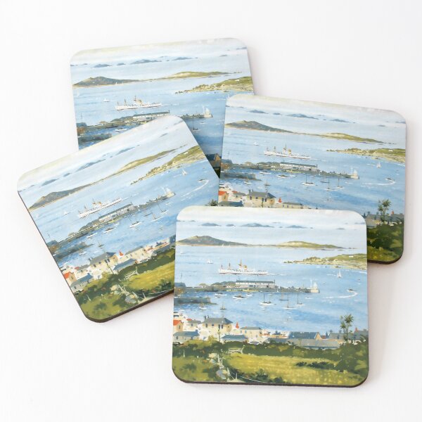 Item preview, The Isles of Scilly retro poster designed and sold by CorasPosters.