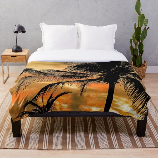 Item preview, Palm Trees and Sunrise Yellow designed and sold by Talis Photography & Art.
