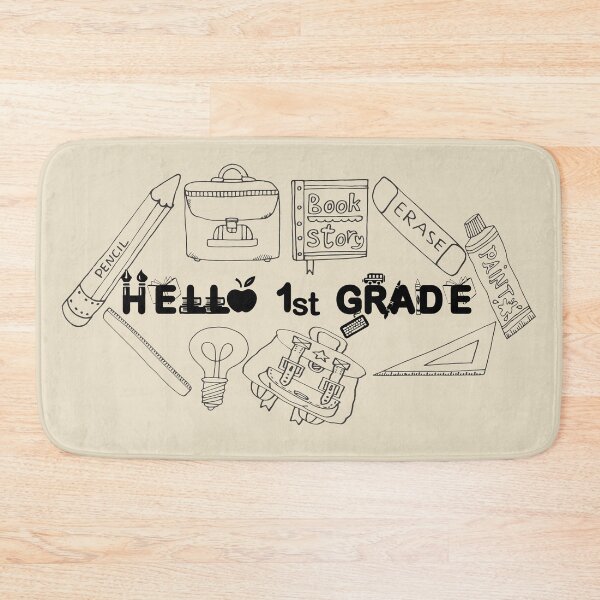 Item preview, Hello 1st Grade, Happy first day of School. designed and sold by marosharaf.