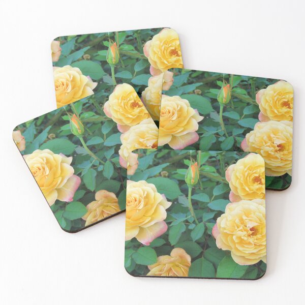 Item preview, Yellow With Pink Tip Roses designed and sold by Cynthia48.