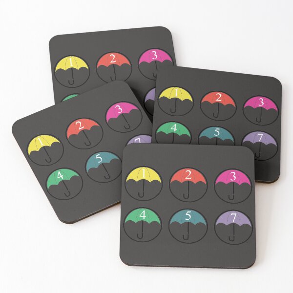 Item preview, Umbrella Academy, 6 umbrellas, Colors designed and sold by Gaalaxyz.